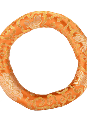 尼泊尔手工刺绣颂钵钵垫音钵垫圈满月钵配套垫子棉布家用木鱼垫子