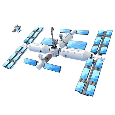 火星基地拼搭积木玩具