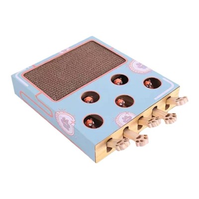 Coni life打地鼠机解闷猫抓板猫咪耐磨不掉屑瓦楞纸逗猫宠物玩具