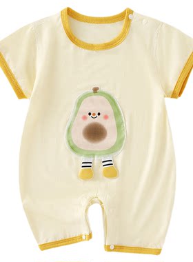 婴儿莫代尔连体衣超萌衣服夏天