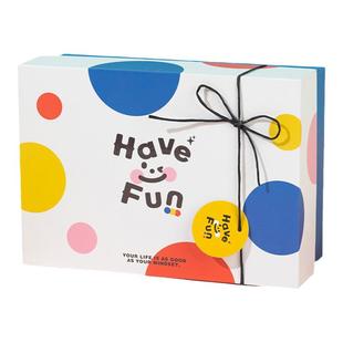 礼物盒子男生款高级感小众精美卡通情人节礼品包装生日礼盒空盒