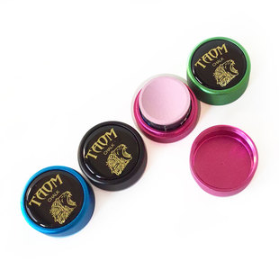 Taom塔悟姆圆形金属巧克夹 Taom台球巧克粉夹 巧粉盒 强磁巧克夹