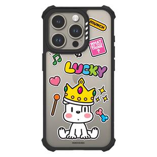 韩国molancano苹果磁吸手机壳Munch蒙克小狗适用iphone16promax透明防摔17华为mate70保护套三星可爱情侣壳15