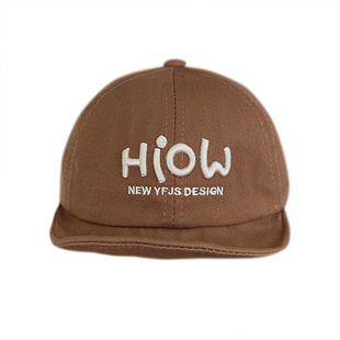 宝宝帽子春秋新款字母软檐鸭舌帽男童女童韩系儿童遮阳棒球春天潮