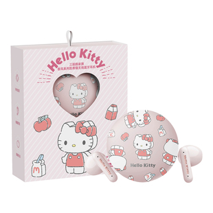 三丽鸥SR12蓝牙耳机凯蒂猫大耳狗情侣款无线降噪男女游戏半入耳式