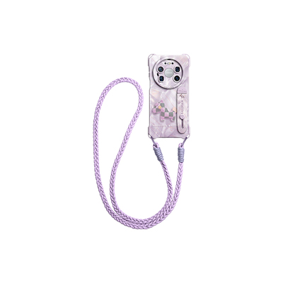 四角可挂绳腕带支架液态硅胶壳