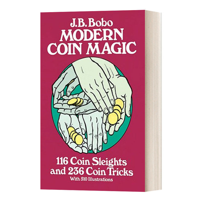 英文原版 Modern Coin Magic 现代硬币魔术 116枚硬币戏法和236枚硬币戏法 英文版 进口英语原版书籍