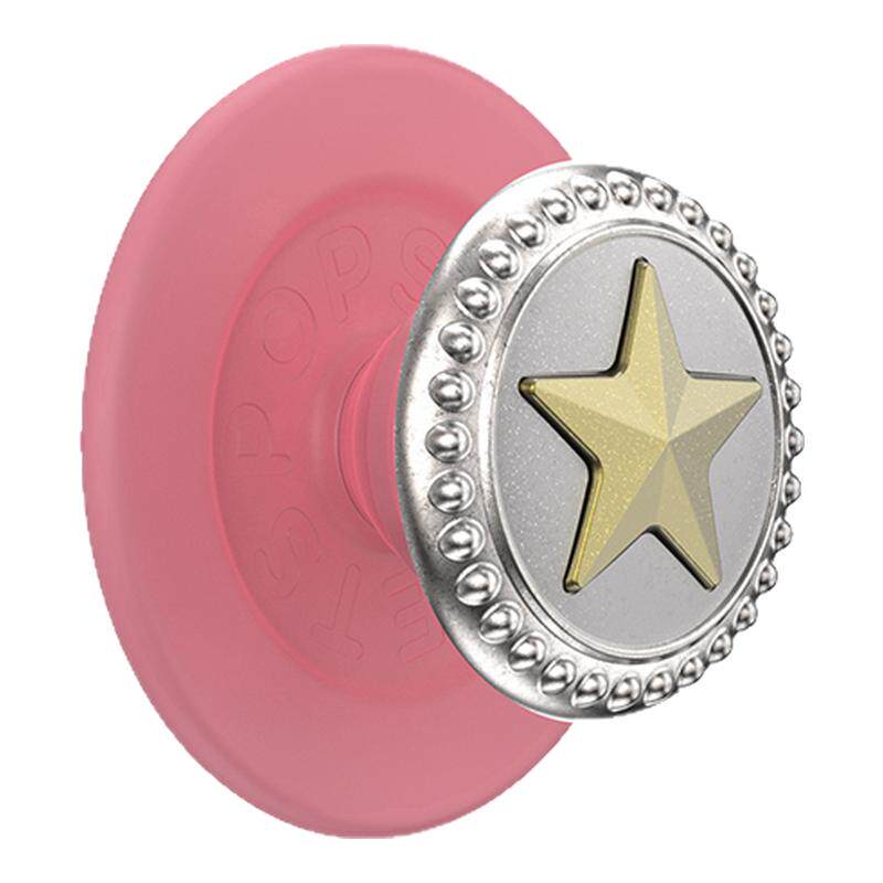 【绿洲物语】PopSockets泡泡骚磁吸式气囊手机支架苹果iPhone17/16ProMax/Pro 卡包 璀璨星金属 磨砂花瓣