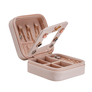 极简首饰盒便携小精致迷你小巧耳环收纳盒ins风收纳饰品发饰首饰