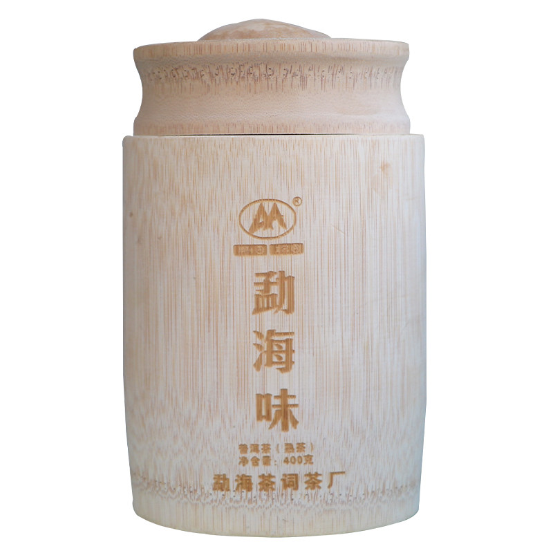 普洱茶熟茶正宗勐海味竹筒茶送礼