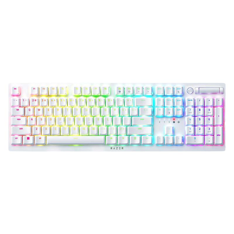 Razer/雷蛇噬魂金蝎V2无线版光学机械矮轴白色电竞游戏三模键盘