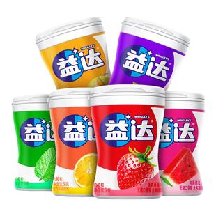 箭牌益达无糖木糖醇口香糖约40粒水果味清新口气薄荷西瓜零食糖果