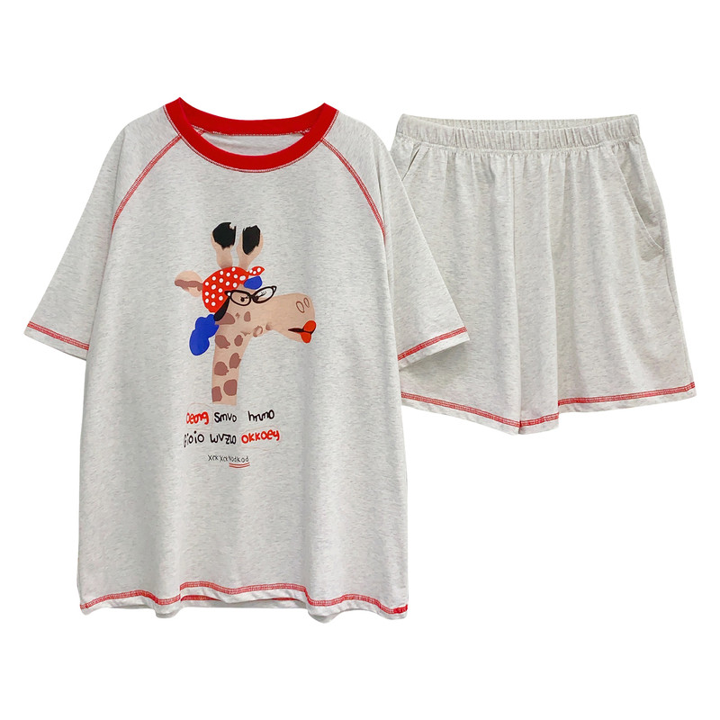 可外穿的家居服夏季卡通韩版