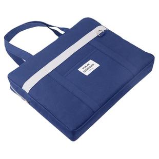 大容量文件袋手提拎书袋小初中学生补课包书包拉链式多功能收纳袋防水文件包资料袋男女孩补习袋档案袋作业袋