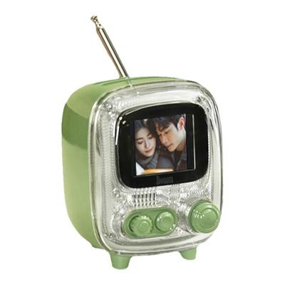 Divoom点音小电视复古桌面音响