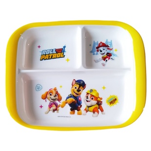 儿童餐盘分格卡通汪汪队宝宝餐具幼儿园吃饭盘子创意婴儿分隔碗勺