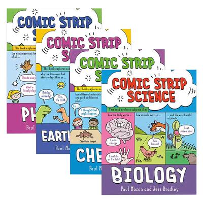 漫画科学地球漫画史英文原版