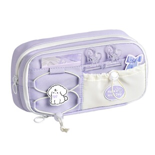 ！笔袋女生2025新款女孩小学生文具袋小众不撞款儿童大容量高颜值ins风超火初中生简约铅笔盒多层收纳开学