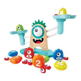 Hape大眼怪数字天平数学秤启蒙加减算数宝宝益智儿童玩具3-6岁