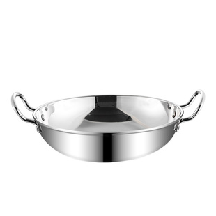 加厚港式干锅煲卡式炉电磁炉专用锅仔商用锅具不锈钢饭店小火锅盆