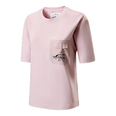 ECCO×白山联名系列 简约宽松舒适户外休闲短袖T恤女EW253T007F