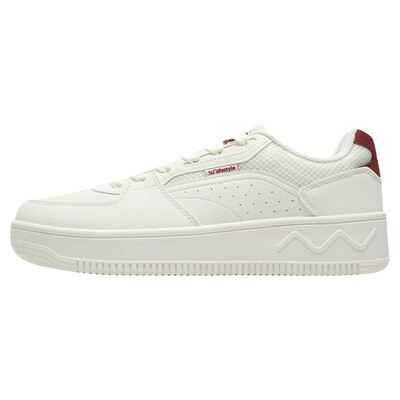 361男鞋板鞋皮面防水减震小白鞋