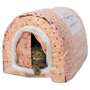 流浪猫窝室外冬季封闭式保暖过冬猫别墅四季猫咪帐篷猫屋户外
