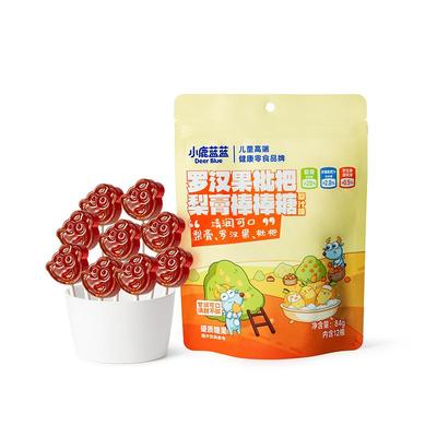 小鹿蓝蓝罗汉果枇杷梨膏棒棒糖