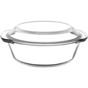 耐热玻璃碗带盖微波炉烤箱专用沙拉碗马蹄糕模具蒸碗汤煲泡面碗大