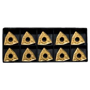 数控桃型车刀片WNMG0804合金双面内孔外圆刀头钢件不锈钢专用刀粒