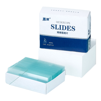 湘玻盖玻片载玻片单双凹面槽镜片