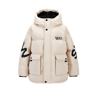 红豆童装儿童羽绒服男女童新款秋冬季加厚保暖外套防寒冬装面包服