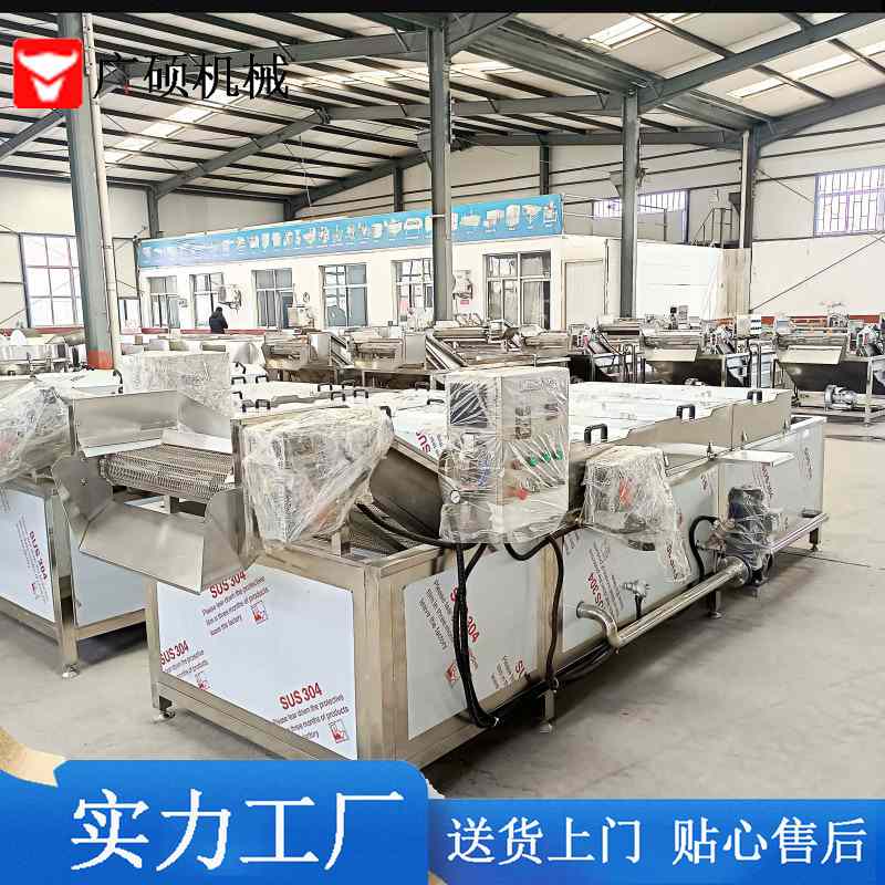 食用菌生产线 食品厂大型全自动松茸清洗蒸煮设备 连续香菇蒸煮机