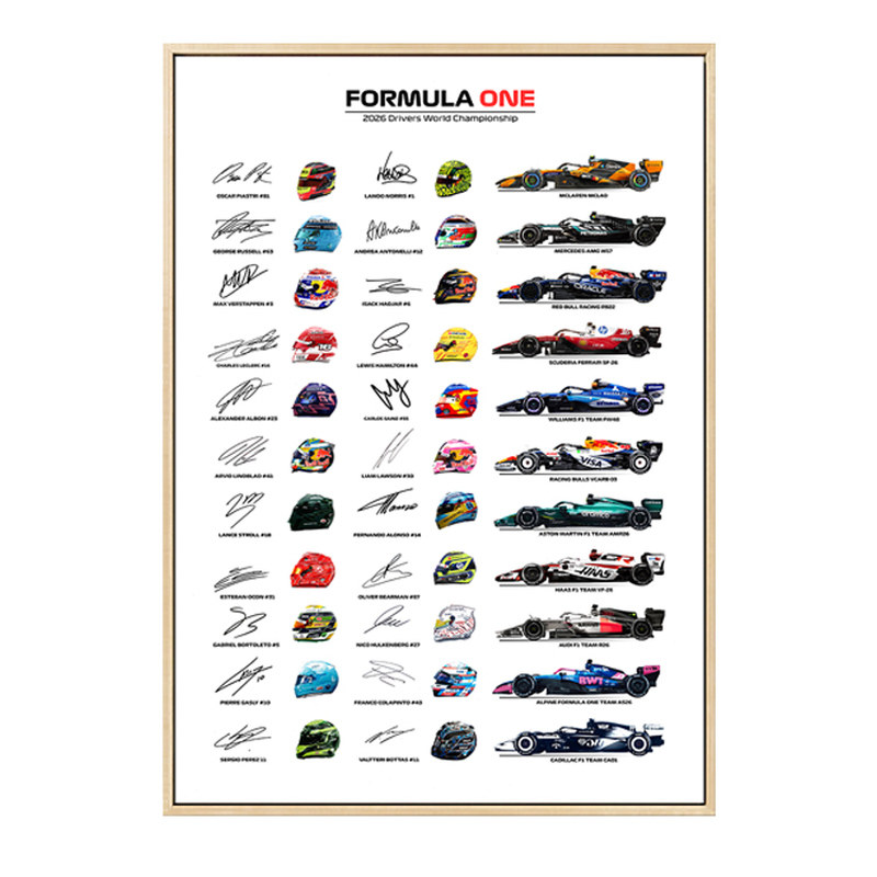 2006赛季F1方程式赛车装饰画