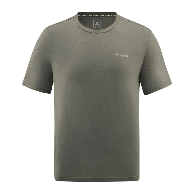 探路者户外运动短袖T恤男轻薄UPF50+防晒凉感解暑通勤短袖T恤女