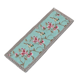 新中式书桌桌布盖布办公桌书案画桌写字台布艺复古棉麻桌面垫盖巾