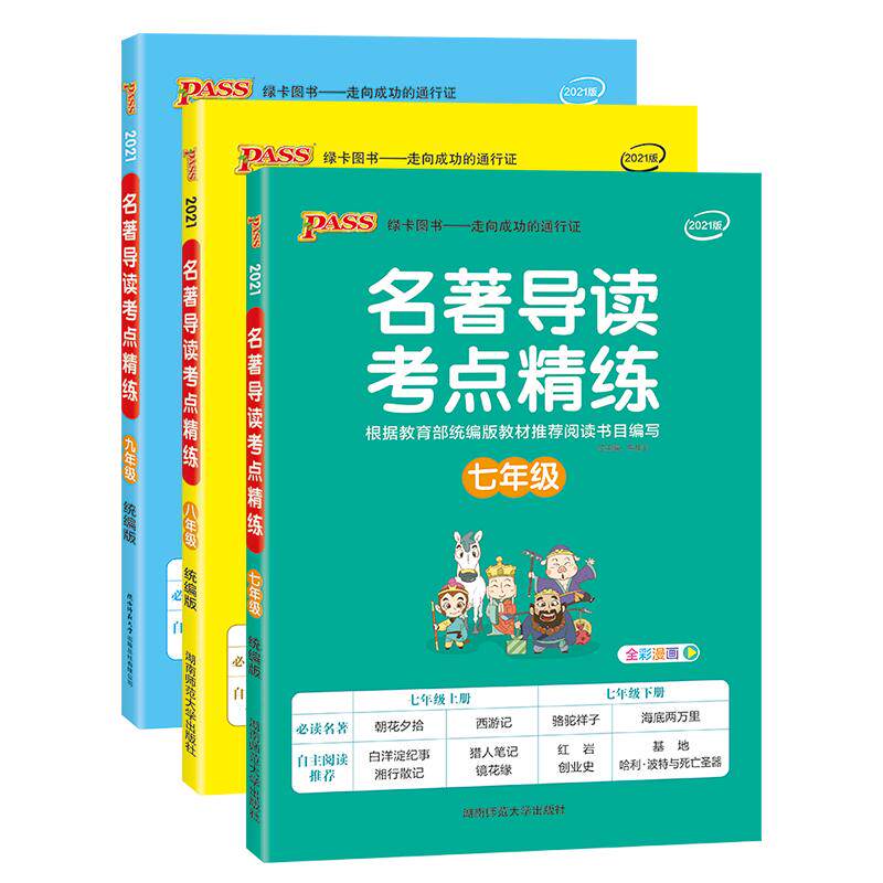 名著导读考点精练初中全套