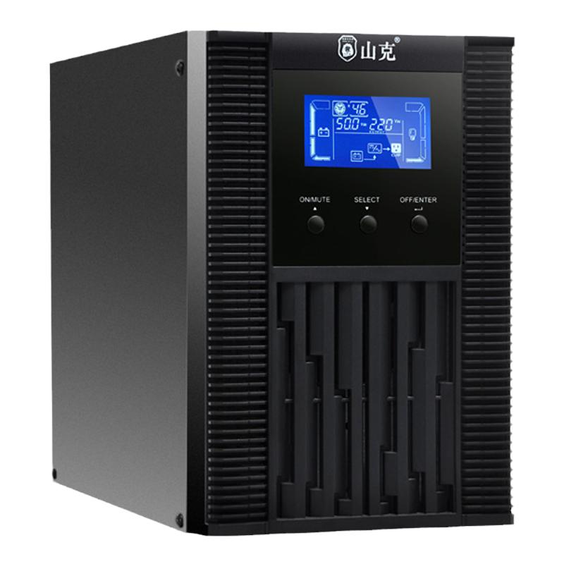 山克在线式ups220v不间断电源1KVA/800W机房服务器SC1KS 6H套餐