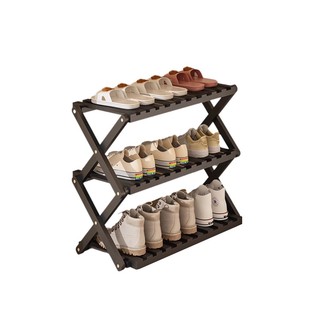 鞋架宿舍小型折叠多层家用门口小窄出租房桌下免安装收纳简易鞋柜