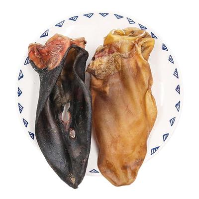 牛耳朵狗零食大中小型犬金毛边牧耐咬洁齿磨牙棒狗狗训练奖励零食
