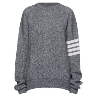 TB针织毛衣圆领套头线衣2026新款爆款女加厚冬季减龄漂亮洋气毛衣