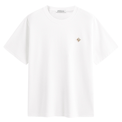 【肌理感】太平鸟男装情侣纯色短袖T恤2026夏季新款刺绣logo半袖