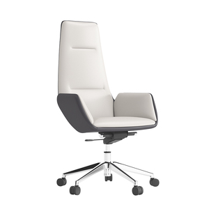 捷奥W6老板椅真皮商务大班椅意式简约公司总裁转椅可躺书房办公椅