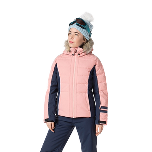 ROSSIGNOL卢西诺儿童滑雪服女童保暖舒适雪服青少年滑雪服上衣