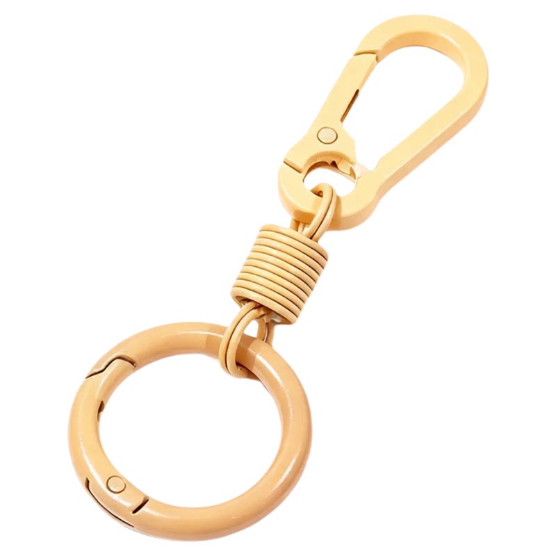 马卡龙多彩双头弹簧钥匙扣
