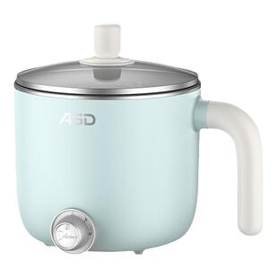 爱仕达家用电煮锅304不锈钢宿舍小型火锅多功能蒸煮小电锅一人食