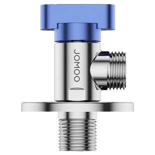 九牧角阀全开大流量黄铜球阀芯燃气热水器专用冷热水开关直通阀门