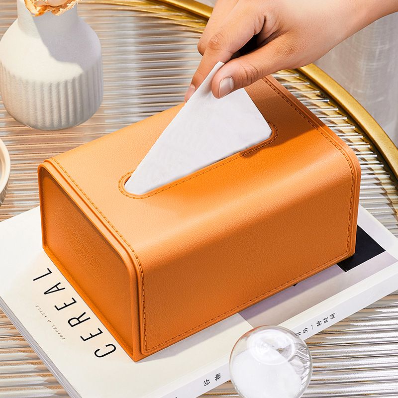 家用茶几收纳盒多功能纸巾盒抽风轻奢盒子客厅创意高档纸盒餐巾纸