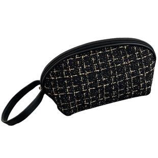 化妆包女大容量防水小香风旅行洗漱包随身化妆品收纳袋口红小包