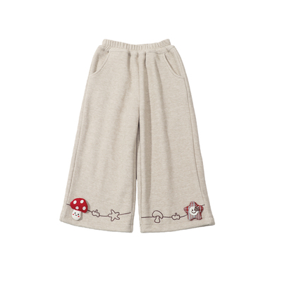 超好看女童加绒裤子秋冬季一体绒